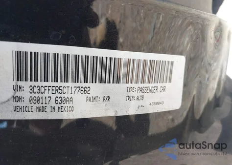 2012 Fiat 500C Lounge from USA, damaged, VIN 3C3CFFER5CT177662